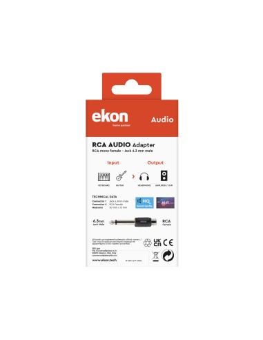 EKON 24508 ADATTATORE M/F JACK/RCA