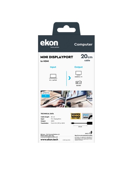 EKON 25727 ADATTATORE MDP/HDMI M/F