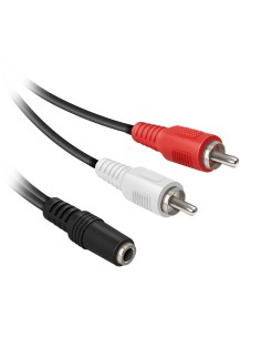 EKON 24645 CAVO F/M JACK/2RCA 0,3M