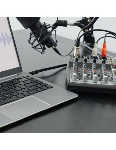 EKON 24645 CAVO F/M JACK/2RCA 0,3M