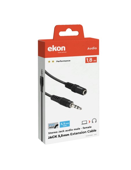 EKON 24683 CAVO M/F JACK/JACK 1,8M