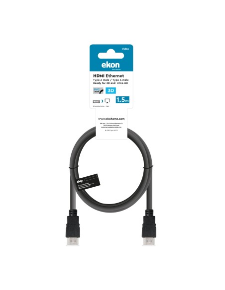 EKON 17241 CAVO HDMI V1.4 M/M 1,5M 4K 30FPS