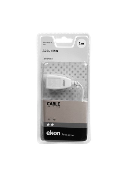 EKON 25109 FILTRO ADSL PLUG RJ11/RJ11