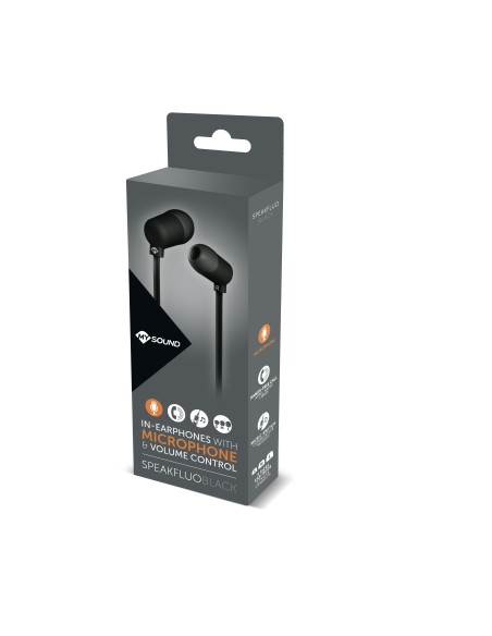 MYSOUND SPEAK FLUO NERO AURICOLARI