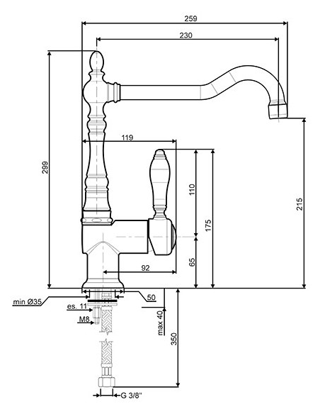 SMEG MIR6RA-2 MISCELATORE RAME