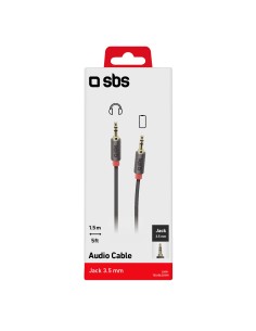 SBS TECABLE35KR CAVO JACK/JACK M/M 1,5M 2