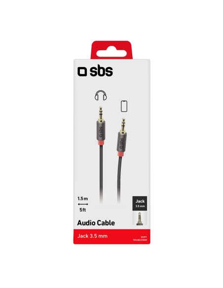 SBS TECABLE35KR CAVO JACK/JACK M/M 1,5M