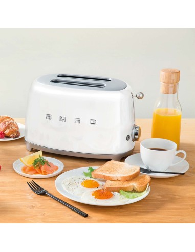 TOSTAPANE: vendita online SMEG TSF01WHEU TOSTAPANE 2 FETTE BIANCO in offerta