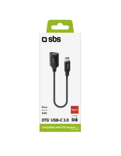 SBS TECABLEOTGTCK USB/USB-C F/M 15CM 2