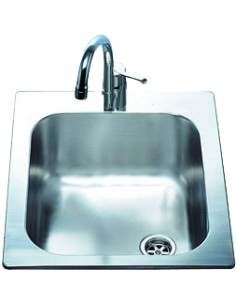 SMEG VS34/P3 LAVELLO 1V 42CM       ACCIAIO INOX SPAZZOLATO