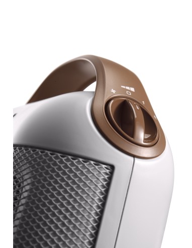 TERMOVENTILATORI: vendita online DE_LONGHI HFX30C18.IW TERMOV. 1800 W. CERAM. VERT. BIANCO PERLA in offerta