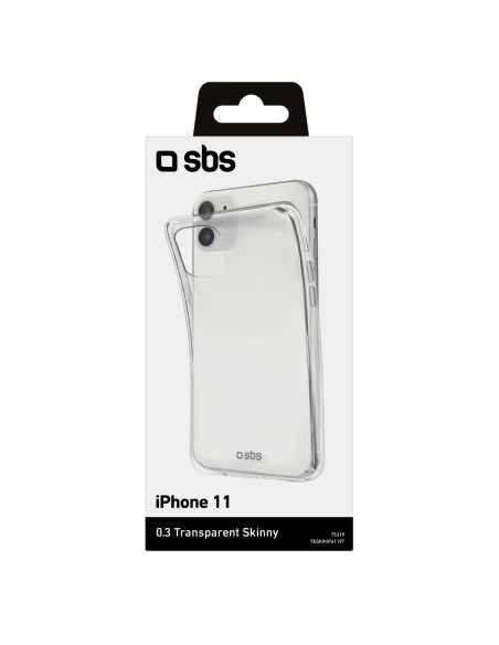 SBS TESKINIP6119T IPHONE 11 COVER SKINNY TRASPARENTE