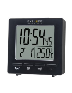 EXPLORE RDC1005 BK OROLOGIO CON CALENDARIO ALLARME TEMPERATURA NERO