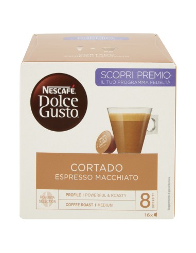 CAPSULE CAFFE': vendita online NESTLE NESC. DOLCE GUSTO ESPRESSO MACCHIATO 16 CAPSULE in offerta