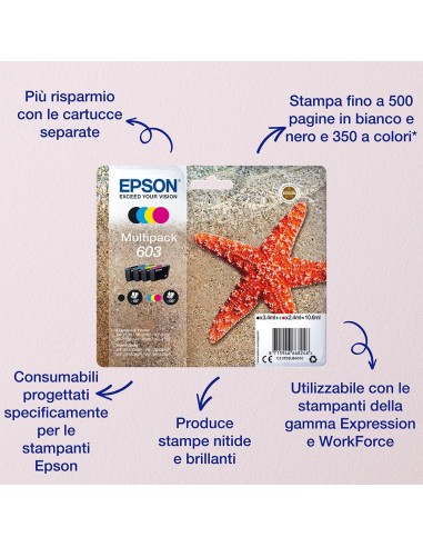 EPSON T03U2 603 CIANO CARTUCCIA