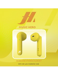 SBS MHTWSBEATBTY AURICOLARI TWIN STEREO GIALLO