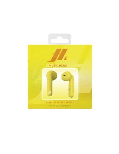 SBS MHTWSBEATBTY AURICOLARI TWIN STEREO GIALLO