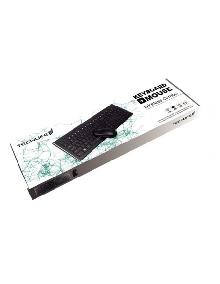 TECHLIFE TLIT0002 KIT TASTIERA E MOUSE WIRELESS COMBO