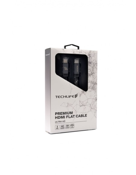 TECHLIFE TLVT0003 CAVO HDMI 2,0M PREMIUM 4K CONNETTORI DORATI