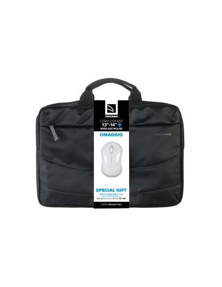 TUCANO BU-BIDEA1314-WM-BK KIT BORSA 13,3"/14" + MOUSE WIRELESS NERO