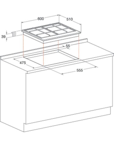 PIANI COTTURA A GAS: vendita online HOTPOINT_ARISTON PCN640T(AV)R/HA PIANO COTTURA 60CM AVENA in offerta