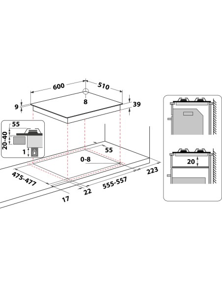 HOTPOINT_ARISTON PCN640T(AV)R/HA PIANO COTTURA 60CM AVENA