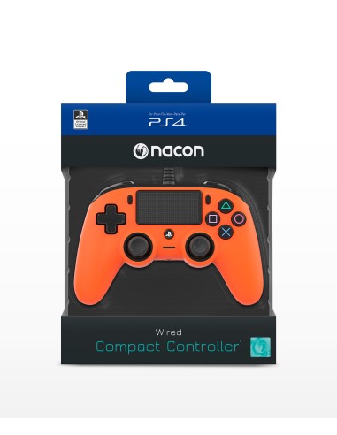 NACON PS4 COMPACT JOYPAD WIRED ORANGE