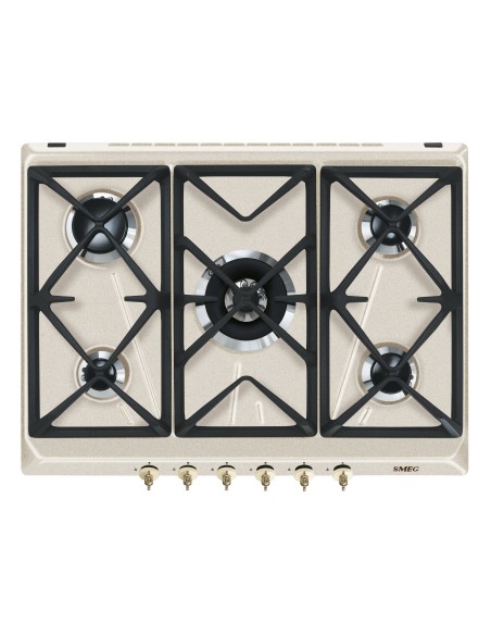 SMEG SRV876AVOGH2 PIANO COTT. 70CM AVENA GRIGLIE IN GHISA