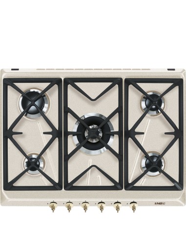 SMEG SRV876AVOGH2 PIANO COTT. 70CM AVENA GRIGLIE IN GHISA