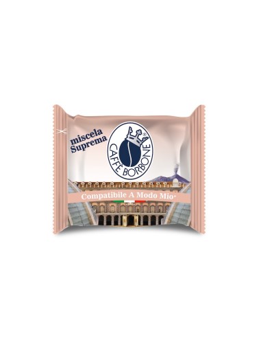 CAPSULE CAFFE': vendita online BORBONE PALAZZO SUPREMA COMP.LAVAZZA MODOMIO 50PZ AMSOROPALAZSUPREM050 in offerta