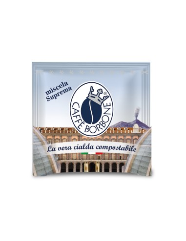 CAPSULE CAFFE': vendita online BORBONE PALAZZO SUPREMA CIALDA DM44CARTA 50 PZ. 44BOROPALAZSUPRE050N in offerta