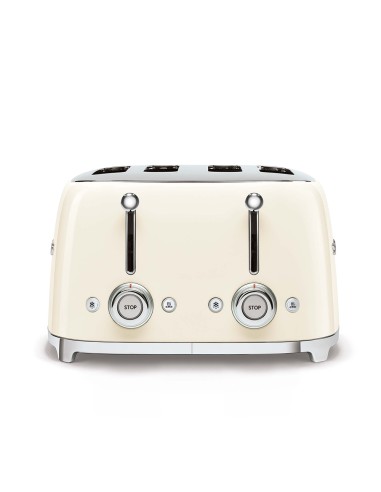 TOSTAPANE: vendita online SMEG TSF03CREU TOSTAPANE 4 FETTE  PANNA in offerta