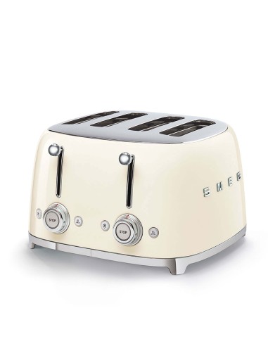 TOSTAPANE: vendita online SMEG TSF03CREU TOSTAPANE 4 FETTE  PANNA in offerta