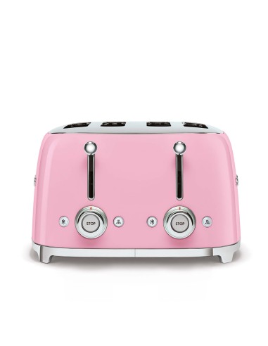 TOSTAPANE: vendita online SMEG TSF03PKEU TOSTAPANE 4 FETTE  ROSA in offerta