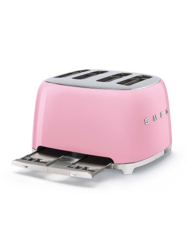 TOSTAPANE: vendita online SMEG TSF03PKEU TOSTAPANE 4 FETTE  ROSA in offerta