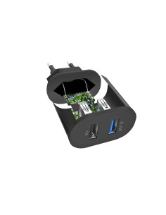 SBS TETR2USB21AFAST CARICAB.RETE   2USB/2,1A 2