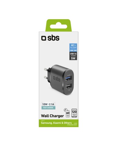 SBS TETR2USB21AFAST CARICAB.RETE   2USB/2,1A