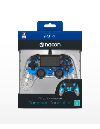 NACON PS4 COMPACT JOYPAD WIRED RETROILLBLU