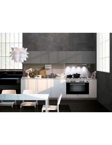 GLEMGAS A554MI6 CUCINA 53X50 INOX F.E. MULTIF. 6PROG. CLASSE A