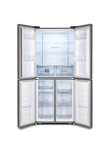 FRIGORIFERI 4 PORTE: vendita online HISENSE RQ515N4AC2 FRIGO 4PORTE E NF 400LT INOX INVERTER H181 L80 in offerta