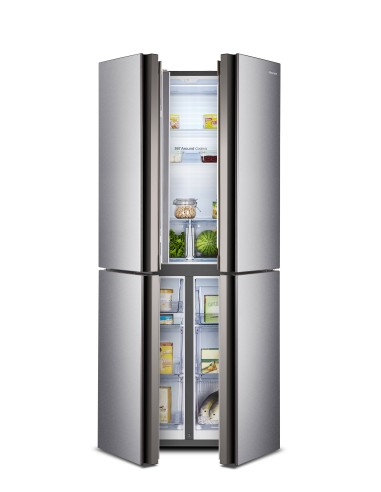 FRIGORIFERI 4 PORTE: vendita online HISENSE RQ515N4AC2 FRIGO 4PORTE E NF 400LT INOX INVERTER H181 L80 in offerta