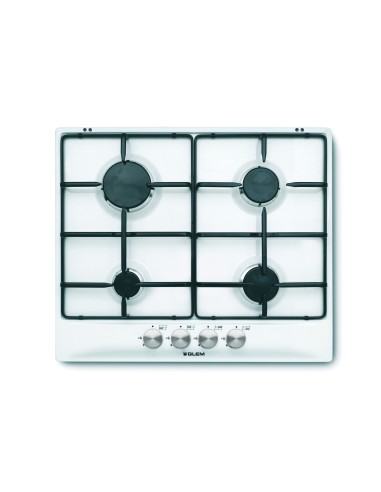 PIANI COTTURA A GAS: vendita online GLEMGAS GT64WH PIANO COTTURA 60CM 4F BIANCO in offerta