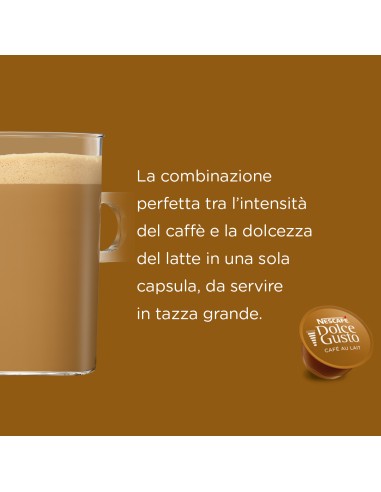 CAPSULE CAFFE': vendita online NESTLE NESC. DOLCE GUSTO 16 CAPSULE CAFFELATTE in offerta