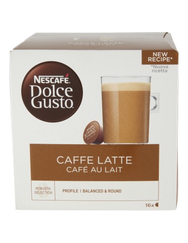 CAPSULE CAFFE': vendita online NESTLE NESC. DOLCE GUSTO 16 CAPSULE CAFFELATTE in offerta