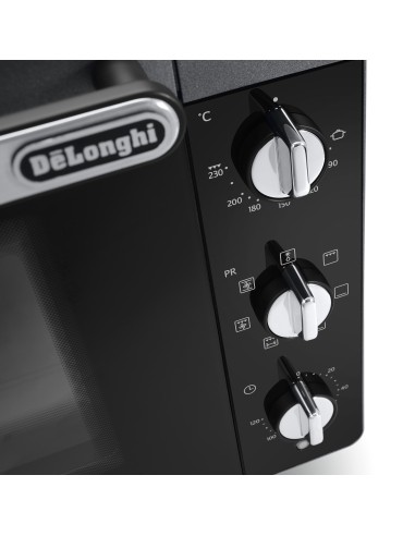 FORNETTI ELETTRICI: vendita online DE LONGHI EO40123.S FORNO ELETTR. 40LT 8F 2000W NERO in offerta