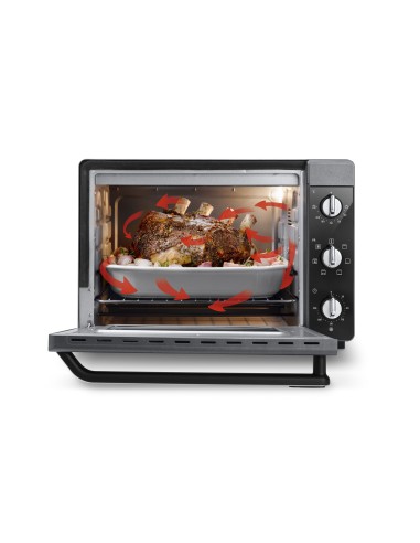 FORNETTI ELETTRICI: vendita online DE LONGHI EO40123.S FORNO ELETTR. 40LT 8F 2000W NERO in offerta