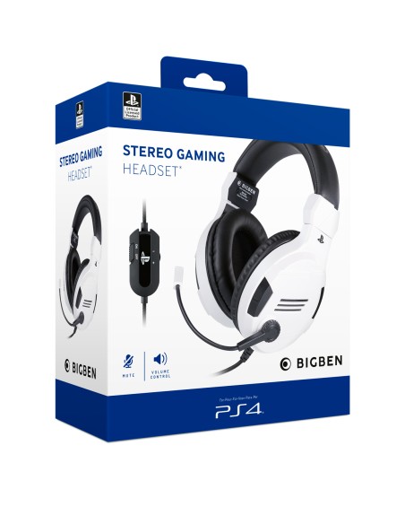 BIGBEN PS4 CUFFIA LICENZA UFFICIALEWHITE