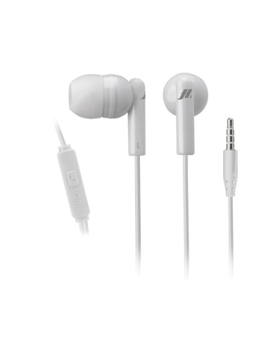 SBS MHINEARW AURICOLARI CON FILO MICROFONO JACK 3,5 MM BIANCO