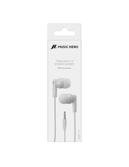 SBS MHINEARW AURICOLARI CON FILO MICROFONO JACK 3,5 MM BIANCO