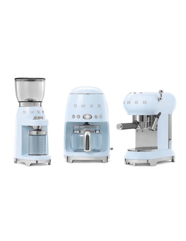 SMEG DCF02PBEU MACCHINA CAFFE' ANNI 50 AZZURRA